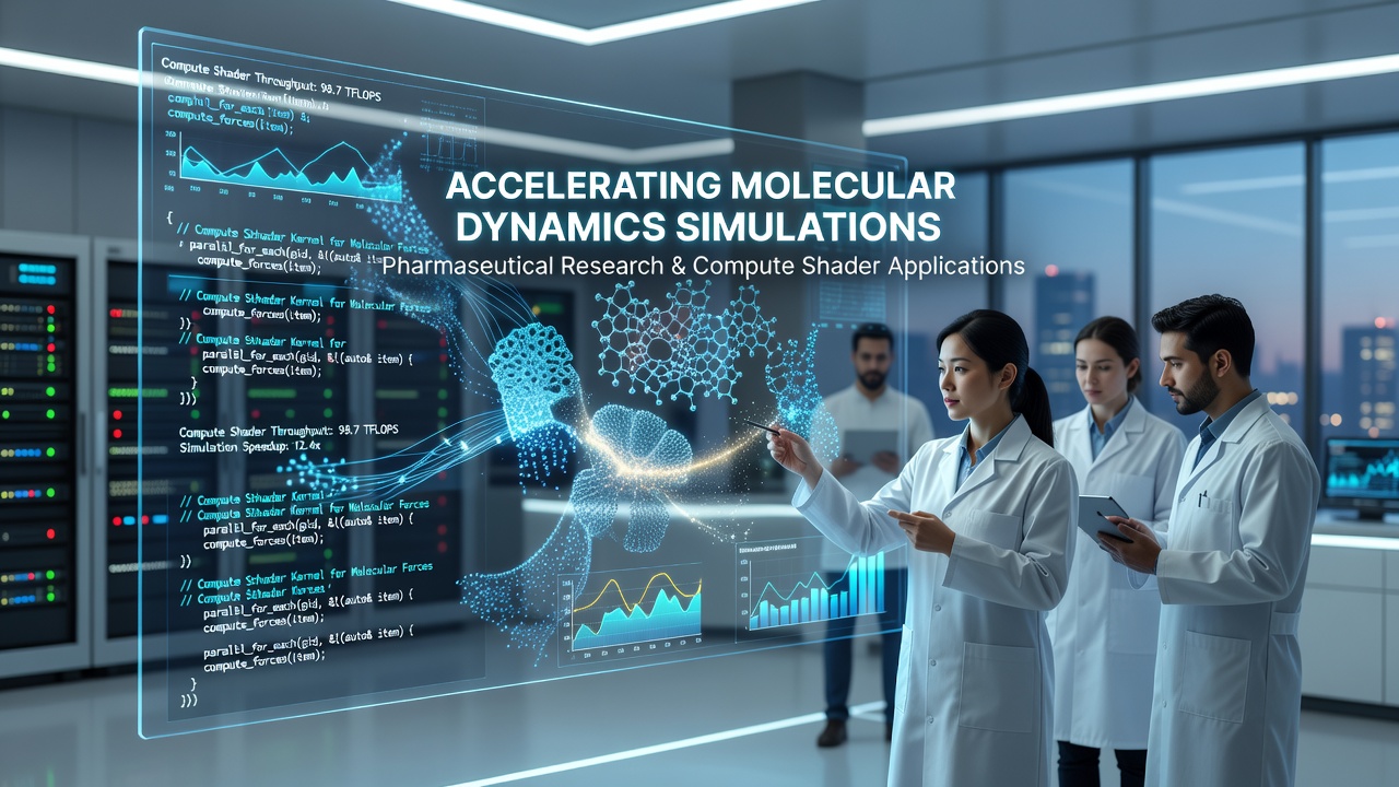 Exploring Compute Shader Applications in Accelerating Molecular Dynamics Simulations for Pharmaceutical Research